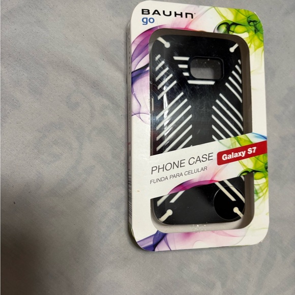 Stylish Black Phone Case for Galaxy S7 - Picture 4 of 6